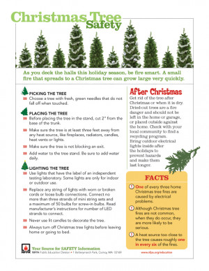 You can also review this handy, visual guide, Christmas Tree Safety ...