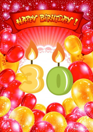30th birthday wishes