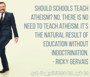 Should schools teach atheism? No. There's no need to 
