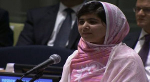 Malala Yousafzai told the United Nations on Friday that she would not ...