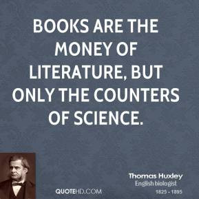 English Literature Quotes The money of literature,