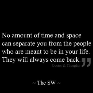 People, time and space...
