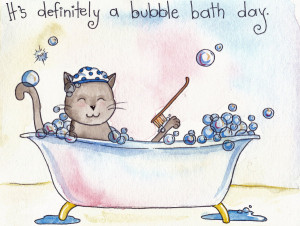 its definetly a bubble bath day by Elliesmeria