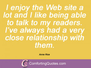 Anne Rice Quote