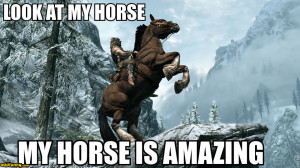 my horse skyrim funny pictures add funny