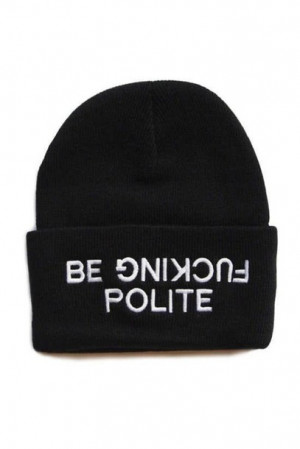 610x610-hat-beanie-fucking+polite-black-polite-style-fashion-black+hat ...