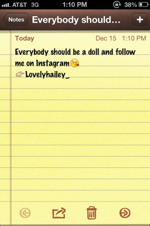 Go follow me! #instagram