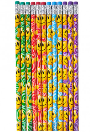 Cute Star Reward and Motivational Pencils in bright colours and ...