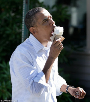 They’re on to us, Barack. But the (Ice Cream) Revolution is still ON ...