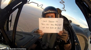 ... over Afghanistan in emotional video tribute for his brother's wedding