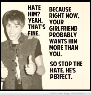Stop Hating Justin Bieber