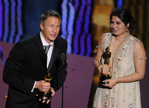 Sharmeen Obaid Chinoy at Oscar Ceremony