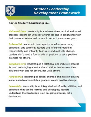 Student Involvement And Leadership