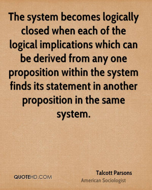 The system becomes logically closed when each of the logical ...