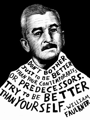William Faulkner one of the fathers of the short stories. Really ...