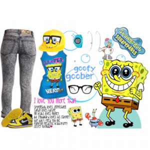 Nerdy Spongebob Swag . ♥ - Polyvore
