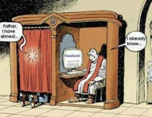 Funny Catholic Priest Confession Facebook Cartoon - Father, I have ...