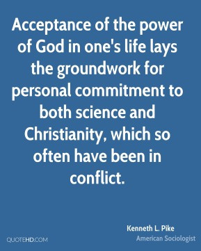 Acceptance of the power of God in one's life lays the groundwork for ...