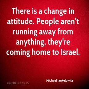 ... People aren't running away from anything, they're coming home to