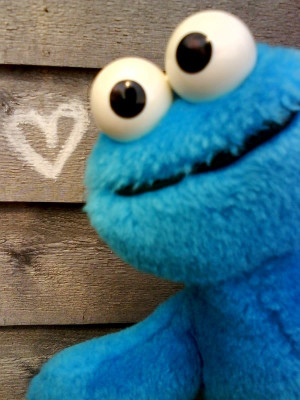 cookiemonster love by Bexxxii