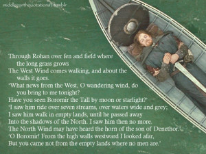 Lament for Boromir part 1/ 3 , sung by Aragorn, The Two Towers, Book ...