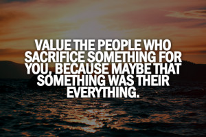 Value And Appreciate The...