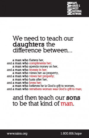 Teach our daughters....