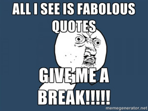 No - all i see is fabolous quotes give me a break!!!!!