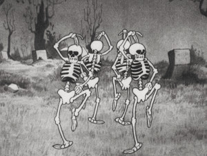 ... crazy dance skull skeletons skeleton spooky pastel goth back and white