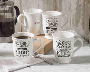 Mud Pie Mother’s Day Fun Sayings Mom Tea / Coffee Mugs Various ...