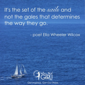 Ella Wheeler Wilcox sailing quote