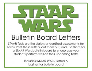Want to create one of your own? Download these STAAR Wars Bulletin ...