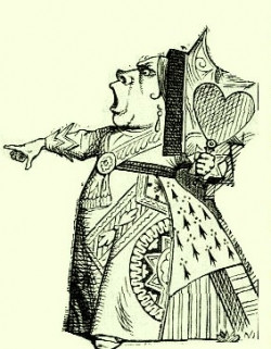 Queen of Hearts from Alice in Wonderland by John Tenniel