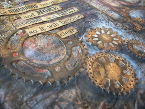 having such fun with quotes I made another journal page with a quote ...