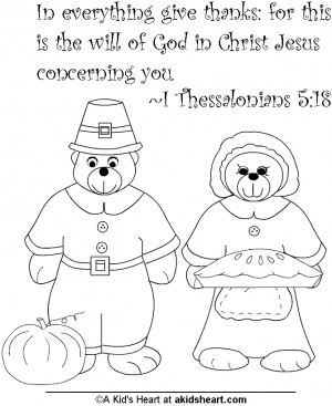 Thanksgiving Bible verse coloring page