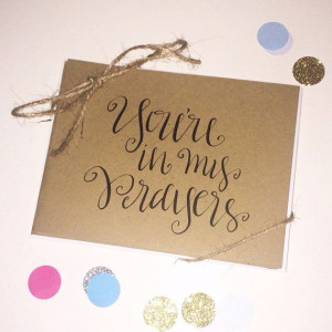 You're in my Prayers Sweet Sayings Note Cards by allshewrotenotes, $5 ...