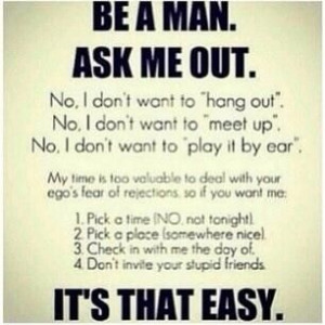 Be a Man!