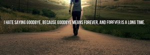 hate saying goodbye Facebook timeline cover
