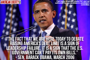 Obama Debt Ceiling Quote 2013, Debt Ceiling Bush Vs. Obama, , Obama's ...