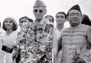 Quaid-e-Azam at the Muslim League Session, Bombay 1946