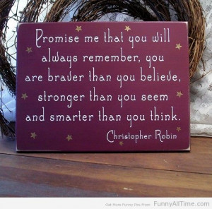FUNNY QUOTES ABOUT PROMISE BY CHRISTOPHER ROBIN