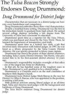 Doug Drummond embodies those three vital characteristics.