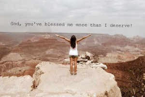 You BleSsEd Me MoRe ThaN I Deserve~~