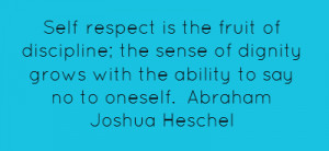 Self Respect and Dignity Quotes