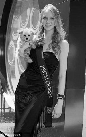 Inspiration: The teenager, who was a high school standout (left) and ...