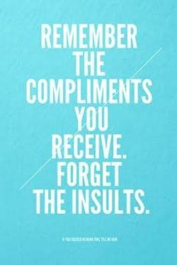 Remember the compliments
