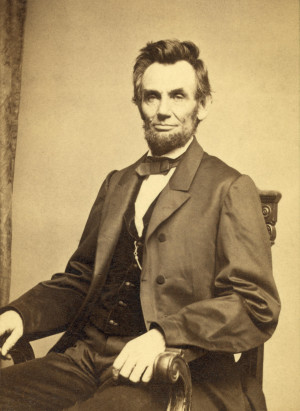 President Abraham Lincoln – 1864 Brady Portrait