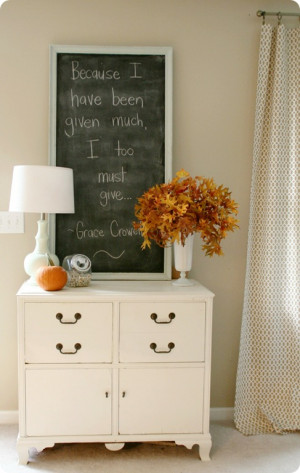 Fall + Chalkboards