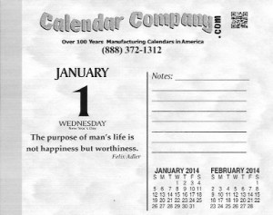 ... Calendar with an Easel and a Separate Motivational Quote for Each Day