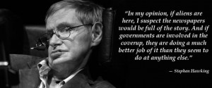 Stephen Hawking on alien conspiracies, but the same logic can be ...